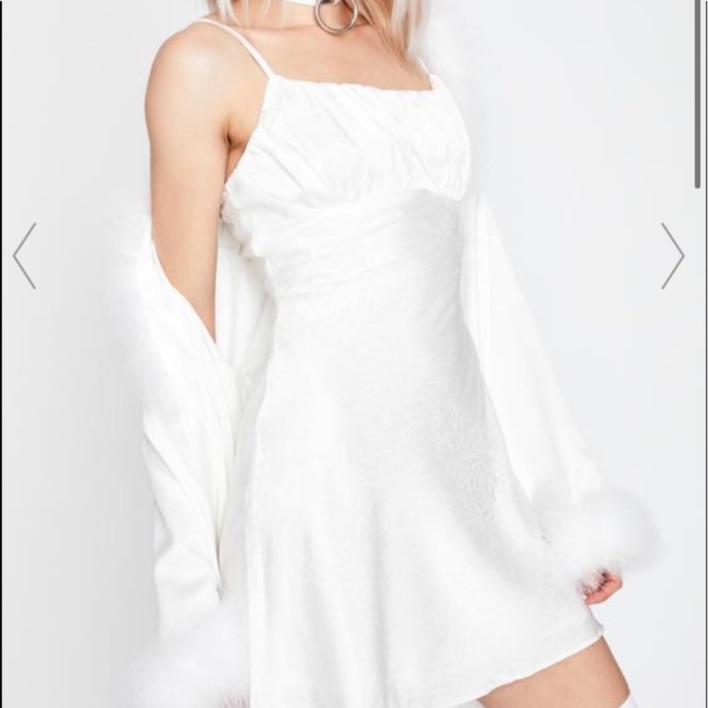 White slip dress 🤍👼